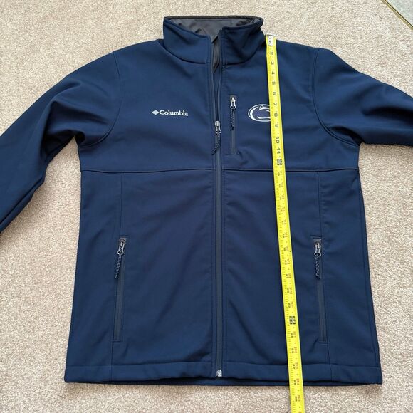 Columbia Collegiate Ascender Softshell Jacket Medium PSU Penn State NWOT Blue - Picture 8 of 12